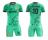 SB 1004 Green Sublimation Custom Soccer Jersey Adult & Youth Unisex