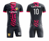 SB 1023 Black Sublimation Custom Soccer Jersey Adult & Youth Unisex