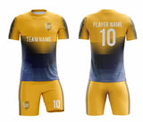 SB 1031 Yellow/Blue Sublimation Custom Soccer Jersey Adult & Youth Unisex