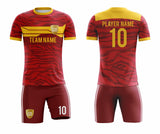 SB 1038 Red Sublimation Custom Soccer Jersey Adult & Youth Unisex