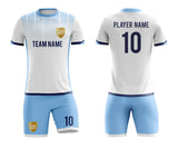 SB 1047 White Sublimation Custom Soccer Jersey Adult & Youth Unisex