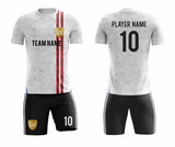 SB 1051 White/Black Sublimation Custom Soccer Jersey Adult & Youth Unisex