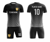 SB 1065 Black/White Sublimation Custom Soccer Jersey Adult & Youth Unisex