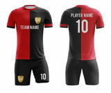 SB 1067 Black/Red Sublimation Custom Soccer Jersey Adult & Youth Unisex