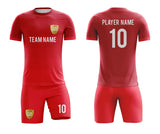 SB 1074 Red Sublimation Custom Soccer Jersey Adult & Youth Unisex