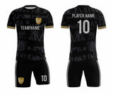 SB 1082 Black Sublimation Custom Soccer Jersey Adult & Youth Unisex