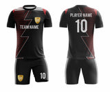 SB 1092 Black Sublimation Custom Soccer Jersey Adult & Youth Unisex