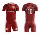 SB 1105 Red Sublimation Custom Soccer Jersey Adult & Youth Unisex