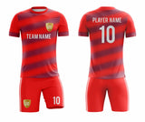 SB 1125 Red Sublimation Custom Soccer Jersey Adult & Youth Unisex