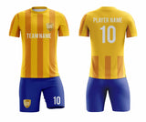 SB 1146 Yellow/Blue Sublimation Custom Soccer Jersey Adult & Youth Unisex