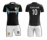 SB 1175 Black/White Sublimation Custom Soccer Jersey Adult & Youth Unisex