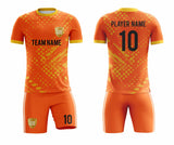 SB 1176 Orange Sublimation Custom Soccer Jersey Adult & Youth Unisex