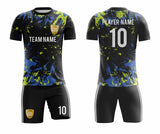 SB 1194 Black Sublimation Custom Soccer Jersey Adult & Youth Unisex