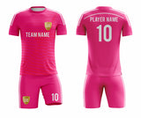 SB 1208 Pink Sublimation Custom Soccer Jersey Adult & Youth Unisex