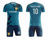 SB 1209 Blue Sublimation Custom Soccer Jersey Adult & Youth Unisex