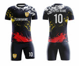 SB 1214 Black Sublimation Custom Soccer Jersey Adult & Youth Unisex