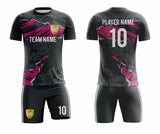 SB 1219 Black Sublimation Custom Soccer Jersey Adult & Youth Unisex