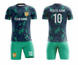 SB 1225 Green Sublimation Custom Soccer Jersey Adult & Youth Unisex