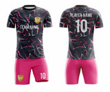 SB 1230 Pink/Black Sublimation Custom Soccer Jersey Adult & Youth Unisex