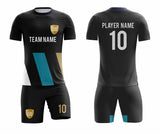 SB 1246 Black Sublimation Custom Soccer Jersey Adult & Youth Unisex