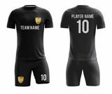 SB 1251 Black Sublimation Custom Soccer Jersey Adult & Youth Unisex