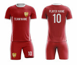 SB 1254 Red Sublimation Custom Soccer Jersey Adult & Youth Unisex