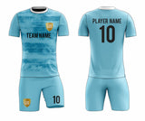 SB 12781 Blue Sublimation Custom Soccer Jersey Adult & Youth Unisex