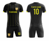 SB 12796 Black Sublimation Custom Soccer Jersey Adult & Youth Unisex