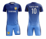 SB 12799 Blue Sublimation Custom Soccer Jersey Adult & Youth Unisex