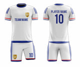 SB 12805 White Sublimation Custom Soccer Jersey Adult & Youth Unisex