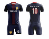 SB 12810 Navy Sublimation Custom Soccer Jersey Adult & Youth Unisex