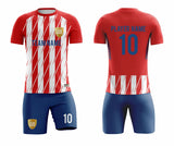 SB 12815 Red, White and Blue Sublimation Custom Soccer Jersey Adult & Youth Unisex