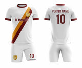 SB 12822 White Sublimation Custom Soccer Jersey Adult & Youth Unisex