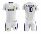 SB 12831 White Sublimation Custom Soccer Jersey Adult & Youth Unisex