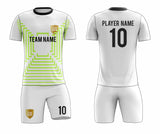 SB 12844 White Sublimation Custom Soccer Jersey Adult & Youth Unisex