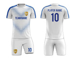 SB 12847 White Sublimation Custom Soccer Jersey Adult & Youth Unisex