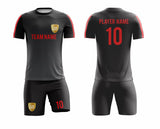 SB 12851 Black Sublimation Custom Soccer Jersey Adult & Youth Unisex