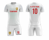 SB 12861 White Sublimation Custom Soccer Jersey Adult & Youth Unisex