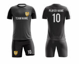 SB 12862 Black Sublimation Custom Soccer Jersey Adult & Youth Unisex