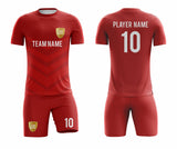 SB 12899 Red Sublimation Custom Soccer Jersey Adult & Youth Unisex