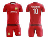 SB 12901 Red Sublimation Custom Soccer Jersey Adult & Youth Unisex