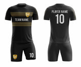 SB 12902 Black Sublimation Custom Soccer Jersey Adult & Youth Unisex