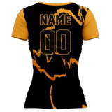 VJ136 Custom Black Volleyball Jersey - Adult & Youth Unisex