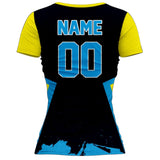 VJ114 Custom Black Volleyball Jersey - Adult & Youth Unisex