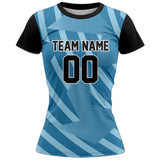 VJ119 Custom Blue Volleyball Jersey - Adult & Youth Unisex