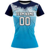 VJ110 Custom Blue Volleyball Jersey - Adult & Youth Unisex