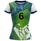 VJ121 Custom Green Volleyball Jersey - Adult & Youth Unisex