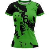 VJ115 Custom Green Volleyball Jersey - Adult & Youth Unisex