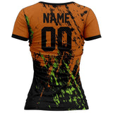 VJ103 Custom Orange Volleyball Jersey - Adult & Youth Unisex