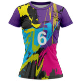 VJ131 Custom Purple Volleyball Jersey - Adult & Youth Unisex